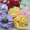 Claveles Tejidos a Mano Flores Artificiales Hilo DIY Día de la Madre Día del Maestro Examen de Admisión Universitaria Festival del Bote del Dragón Regalo Festivo Venta al por Mayor