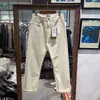 Pantalones Casuales Gruesos de Algodón Puro Resistentes para Hombre de Primavera y Otoño, Pierna Recta Holgada, Tela de Sarga Estilo Americano, Marca de Moda, Pantalones Cool de Trabajo