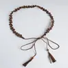 Cinto Boho com Flores Vazadas e Franjas, Estilo Super Macio para Festas e Textura Natural Corda para Cintura Feminina