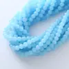 8 mm 50 Piezas/Paquete Cuentas de Vidrio Multicolor Brillantes Redondas Color Sólido Sueltas Transparentes Accesorios para Joyería