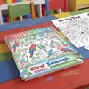 Nuevo póster para colorear transfronterizo de 10 hojas/paquete, temática de pájaros, busca y colorea, papel de dibujo divertido con graffiti hecho a mano