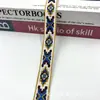 Novo estilo venda direta estilo nacional fita jacquard franja renda acessórios de vestuário 2CM de largura acessórios de cabelo decoração de brinquedo