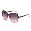 Gafas de Sol Aviador de Marco Grande de Moda Callejera 2026 para Mujer, Estilo Europeo y Americano de Gama Alta, Gafas de Sol con Protección UV