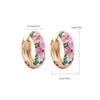 Pendientes de Gota de Aceite Florales Estilo Étnico Retro Nuevos Pendientes de Esmalte Coloridos Estilo Chino Moda Transfronteriza Pendientes Personalizados
