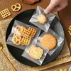 Sacos para Embalagem de Biscoitos, Sacos Autoadesivos com Fechamento Adesivo para Bolachas, Flocos de Neve e Massas, Sacos para Embalagem de Doces, Embalados Individualmente para Uso Doméstico e Comercial em Panificação
