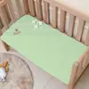 Sábana para Cuna Tipo a Protector de Colchón para Bebé Funda Anti-Suciedad Acolchada de Terciopelo de Frijol Sábana para Cama de Guardería Suministro Transfronterizo
