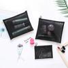 Bolsa de Almacenamiento para Viaje Bolsa de Almacenamiento para Cosméticos Bolsa de Almacenamiento Portátil Bolsa de Cosméticos de Malla Negra Imprimible