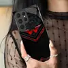Estuche de Vidrio Rojo Estilo Oscuro de Superventas Transfronterizo Adecuado para Samsung S25, Estuche de Teléfono de Gama Alta para S23Ultra