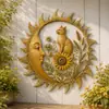 Coleção de Decoração de Parede de Jardim Solar Vintage Transfronteiriça Sol de Jardim Retrô S
