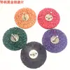 Disco de Lijado Negro Diamante de 2 Pulgadas 3 Pulgadas 4 Pulgadas con Mango para Acero Inoxidable Metal Pintura Pulido Rueda de Lijado Disco de Pulido Rueda de Pulido