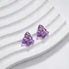 Miçangas de vidro em formato de árvore de Natal com bolinhas coloridas, pingentes para colares e pulseiras DIY, em estoque, envia em até 48 horas