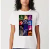 Em estoque para exportação Camiseta Europa e Estados Unidos Camiseta Taylor com design de mapa a nova camiseta de moda de rua de manga curta uma geração de camiseta