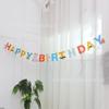 Guirnalda de Letras de Pastel de Cumpleaños Colorido para Bebé Infantil, Bandera de Banderines, Diseño de Escena Personalizado, Banner Decorativo