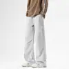Pantalones Casuales Nuevos de Otoño para Hombre Estilo Funcional Americano Pantalones de Paracaidista Marca de Moda Pantalones Rectos para Hombre Talla Grande