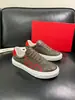 2026 Zapatillas Deportivas de Cuero Genuino de Venta Caliente Estilo Lujo Ligero de Caña Baja Zapatos Deportivos Casuales con Bloques de Color Feg Modelo de Exportación