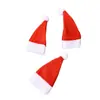 Sombrero de Navidad con Cuchillo y Tenedor Transfronterizo Decoraciones para Fiesta de Navidad Juego de Cuchillo y Tenedor Juego de Botella de Vino de Navidad Sombrero Mini Sombrero de Navidad