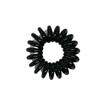 Anel de cabelo preto pequeno com linha telefônica de 2,5 cm, corda de cabelo fofa de desenho animado para crianças, joias de Yiwu, acessórios para cabelo, atacado