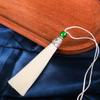 Borla de Calcedônia Borla DIY Feito à Mão Pendente para Carro Nó Chinês Borla Pendente para Roupa Brincos Almofada Sachê Pingente