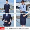 Traje Rayado Maestro y Maestra Traje Profesional Personal de Ventas Ropa de Trabajo Consultor Inmobiliario Ropa de Trabajo