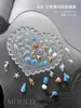 Molde de Silicona para Uñas Arte Retro Cadena Cruzada Barroco Tallado DIY Resina Gota Herramientas para Uñas Venta al por Mayor