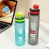 Copo Plástico de Grande Capacidade para Beber Diretamente para Estudantes Indo para a Escola, Fitness ao Ar Livre, Copo de Água Esportivo Portátil, Copo Espacial Transparente Fosco