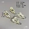 Ponteiras de Trilho de Cortina Antigas, Trilhos Guia, Trilhos Retos, Trilhos Curvos, Rolos, Trilhos Deslizantes, Rodas, Ganchos, Fechos, Acessórios e Materiais