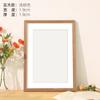 Porta-Retrato de Caligrafia Chinesa Moldura de Madeira Maciça Lisa Moldura para Montagem de Caligrafia e Pintura A3A4 Papel para Caligrafia com Pincel Manuscrito Moldurado