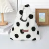 Bolso de Mano Retro de Felpa para Otoño e Invierno, Bolso de Muñeca Moderno y Casual, Bolso de Compras Portátil, Bolso Pequeño de Lona Versátil