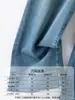 Jeans Azules Cortos para Mujer, Nuevo Estilo Primavera 2026, Elástico en Cuatro Direcciones, Moda Petite, Pantalones Estrechos de Pierna Recta