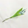 Material para Buquê de Flores de Lírio-do-Vale Artificiais, Flores Artificiais para Sino dos Ventos, Arranjo de Flores Fresco e Simples Estilo Ins para Casamentos
