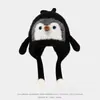 Gorro para Niños Bebé Otoño e Invierno Estilo Dibujos Animados Gorro con Protección para Orejas Casual Cálido Pingüino Gorro de Invierno Engrosado para Hombres y Mujeres
