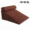 Colchón inclinado anti-reflujo gastroesofágico almohada cojín para reflujo ácido acidez estomacal para cuidado de personas mayores mujeres embarazadas cojín de almohada triangular