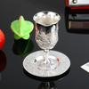 Copa de vino blanco de alta calidad de estilo europeo, creativa, de metal, para el hogar, juego de una taza, copa de vino, regalo retro