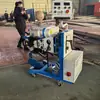Máquina Automática de Chanfrar Chapas de Aço Multifuncional Dupla Face com Deslocamento, Fresadora de Borda Elétrica Reversível de Mesa Plana