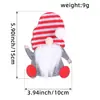 Disfraz de Duende Navideño Transfronterizo Set de Cuchillo y Tenedor de Fieltro Decoración de Escritorio Lindo Disfraz de Fiesta Hombre Mayor sin Rostro Bolsa para Cuchillo y Tenedor Vajilla