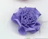 Flor de Clavel sin Hojas de Poliéster Hecha a Mano de 3 cm Flor Decorativa de Cinta para Diadema, Pasador, Ropa, Zapatos y Sombreros