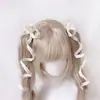 Pinza para el Cabello de Lazo Retro Borgoña de Forma Ajustable Diadema Accesorios para Muñecas Antiguas Canción de Cuna KC Adorno para la Cabeza Diario