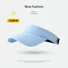 Deportes al Aire Libre Correr Maratón Femenino Protección Solar Parasol Visera de Tenis Sombrero para el Sol Seda de Hielo Protección UV
