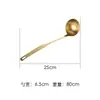 Suporte para Colher de Sopa em Aço Inoxidável para Restaurante de Hot Pot, Suporte Dourado para Hashi de Cabo Longo Comercial, Suporte de Parede para Colheres de Restaurante, Conjunto de Concha e Escumadeira para Sopa