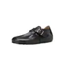 Zapatos Birkenn vintage desgastados de suela gruesa de cuero suave para mujer, nuevos mocasines casuales Birkenn para exteriores con hebilla de cinturón