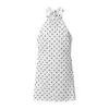 Atacado de fabricante de roupas femininas transfronteiriço verão 2026 novo estilo europeu e americano versátil casual vestido de gola alta poá