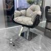 Silla de salón simple estilo japonés especial para peluquería ajustable giratoria taburete para corte de cabello teñido caliente taburete para barbería celebridad de Internet
