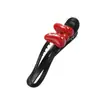 Elegante Pinza para el Cabello con Lazo Rojo para Mujer, Nuevo Estilo de Alta Gama 2026, Pinza de Garra Recta para la Parte Posterior de la Cabeza, Pasador para Peinados Recogidos