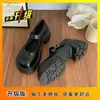Nuevos Zapatos de Cuero Estilo Retro Francés Británico para Primavera y Verano con Faldas, Zapatos Mary Jane de Tacón Grueso y Suela Gruesa para Mujer
