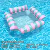 Esterilla Flotante Inflable con Tejido de Malla, Sillón Lounge Acuático para Adultos con Forma de Fruta, Sofá Flotante para Piscina al por Mayor