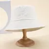 Nuevo Sombrero de Pescador para Mujer de Otoño e Invierno con Estampado, Sombrero Cubeta a Prueba de Viento, Sombrero Versátil de Moda para Exteriores Casual