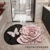 Alfombrilla de Baño Suave de Diatomeas con Patrón Floral 3D, Alfombrilla Absorbente de Agua y Antideslizante para Baño, Exclusiva para Ventas Transfronterizas