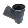 Accesorios de drenaje de sifón de capa única de HDPE Accesorios de codo en T oblicuo por electrofusión Codo en T reductor por electrofusión Codo en T oblicuo reductor por electrofusión