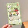 Estilo Coreano Adesivos de Franja Cartoon Doces Adesivos Fofos de Cabelo Solto Femininos Adesivos Mágicos Versáteis Laterais Acessórios de Cabelo de Alta Qualidade Headwear