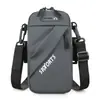 Bolsa de Brazo, Bolsa para Teléfono Móvil de Running para Deportes al Aire Libre, Bolso Cruzado Multifuncional para Ciclismo, Bolsa de Cintura Portátil de Película de Cuero PU Venta al por Mayor